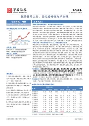 电气设备行业周报：锂价持续上行，坚定看好锂电产业链