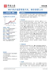 有色金属行业周报：锂矿供应偏紧预期不改，锂价强势上行