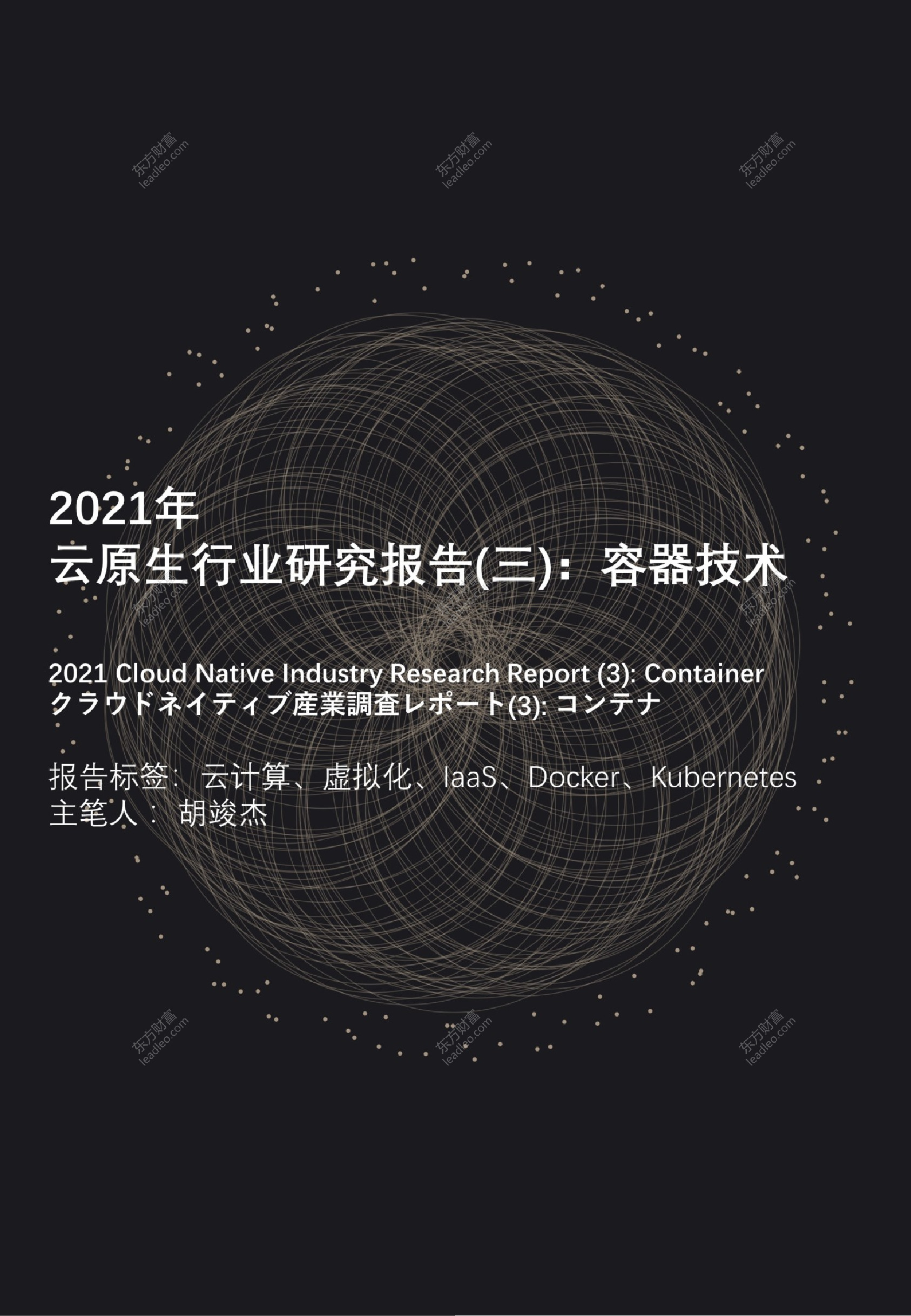 2021年云原生行业研究报告（三）：容器技术