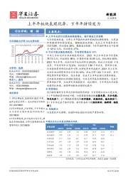 新能源行业周报：上半年板块表现优异，下半年持续发力