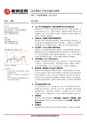 电子行业简评报告：涨价是电子行业中报的主旋律