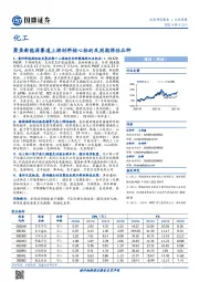 化工行业周报:聚焦新能源赛道上游材料核心标的及周期弹性品种