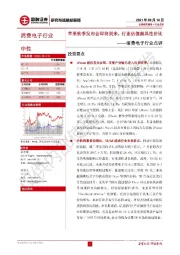 消费电子行业点评：苹果秋季发布会即将到来，行业估值渐具性价比