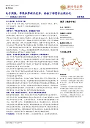 电子周报：苹果秋季新品发布，面板下游需求出现分化