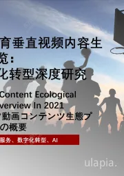 2021年中国体育垂直视频内容生态平台行业概览：体育行业数字化转型深度研究