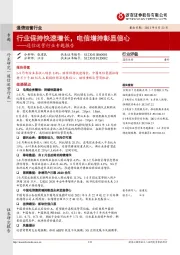 通信运营行业专题报告:行业保持快速增长,电信增持彰显信心