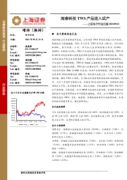 上证电子行业日报：闻泰科技TWS产品进入试产