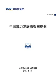 计算机行业：中国算力发展指数白皮书