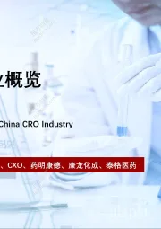 2021年中国CRO行业概览
