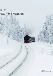 2021年中国AI开发平台市场报告