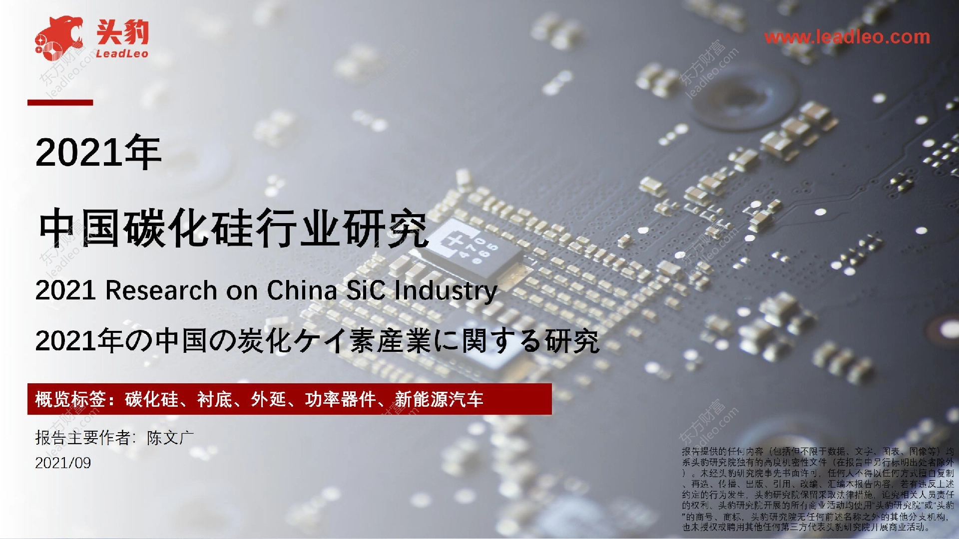 2021年中国碳化硅行业研究