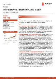 石油化工：OPEC+10月会议点评：OPEC+维持增产计划，继续推荐天然气、原油、石化板块