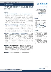汽车行业周报：9月前四周累计批发环比-1%，看好自主崛起