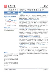 房地产行业周报：新房库存环比微降，难掩销售承压下行
