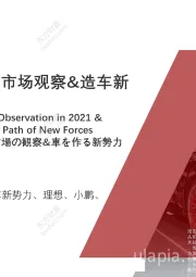 2021年新能源汽车市场观察&造车新势力发展路径解读
