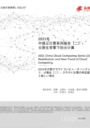 2021年中国云计算系列报告（二）：云原生背景下的云计算