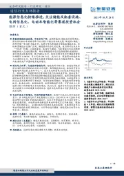通信行业点评报告:能源信息化持续推进,关注储能及配套设施、电网信息化、电动车智能化等赛道投资机会