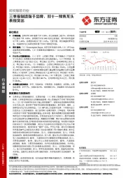 纺织服装行业周报：三季报制造强于品牌，双十一预售龙头表现突出
