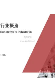 2021年中国传输网行业概览