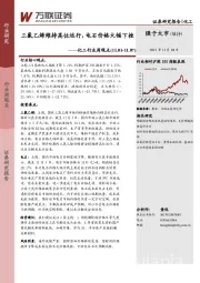 化工行业周观点：三氯乙烯维持高位运行，电石价格大幅下挫