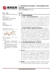 汽车行业简评报告：10月新能源车同比高增持续，乘用车渠道库存有望实现净增