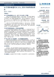 机械设备行业：10月挖机销量同比-31%，国内市场阶段性承压