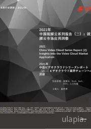 2021年中国视频云系列报告（二）：视频云市场应用洞察
