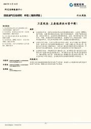 综合油气行业研究周报：卫星视角：主要能源依旧紧平衡！