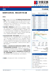 保险：险资参与证券出借，保险/证券/市场三赢