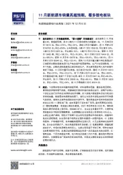 先进制造锂电行业周报：11月新能源车销量再超预期，看多锂电板块