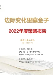 计算机：2022年度策略报告-边际变化里藏金子