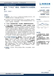 计算机应用行业：透过“十四五”规划，再看软件行业投资机会