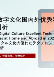 2021年中国数字文化国内外优秀科技企业及案例剖析