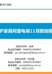轻工制造行业专题：个护家具阿里电商11月跟踪报告