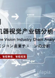 机器视觉系列：2021年中国机器视觉产业链分析