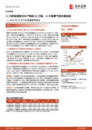 2021年11月汽车销量跟踪报告:11月新能源乘用车产销超40万辆,12月高景气度有望延续