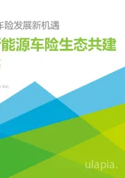 中国新能源车险生态共建白皮书：车企迎来车险发展新机遇