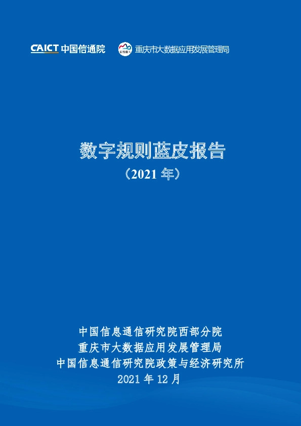 数字规则蓝皮报告（2021年）
