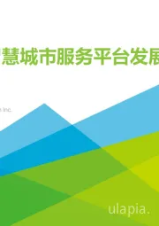 中国智慧城市服务平台发展报告