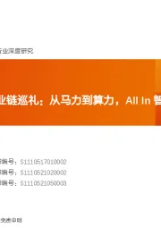 智能驾驶系列一：全球智能驾驶产业链巡礼：从马力到算力，All In智能化时刻来临