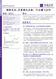 燃料电池:多重催化共振，行业腾飞在即
