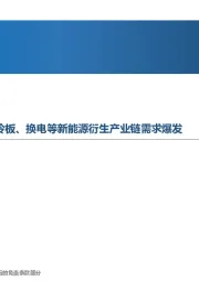 先进制造行业周报：能源转型稳步推进，看好液冷板、换电等新能源衍生产业链需求爆发