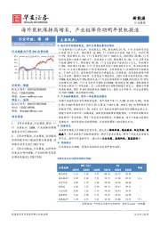 新能源行业周报：海外装机保持高增长，产业链降价助明年装机提速