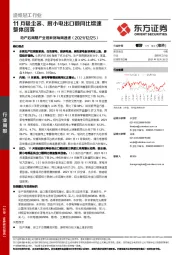 造纸轻工行业：地产后周期产业链数据每周速递-11月吸尘器、厨小电出口额同比增速整体回落