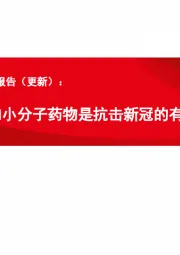 新冠药物研发跟踪报告（更新）：中和抗体和小分子药物是抗击新冠的有效补充