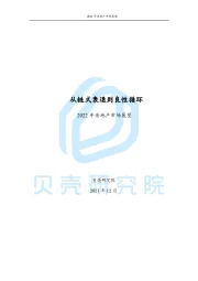 2022年房地产市场展望:从链式衰退到良性循环