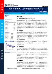 传媒行业月报：行情持续活跃，关注估值低位的相关公司