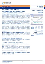 电新行业周报（2022年第4期）：平价进程快速推进，国内海上风电方兴未艾