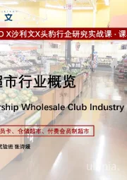 2021年中国会员制超市行业概览