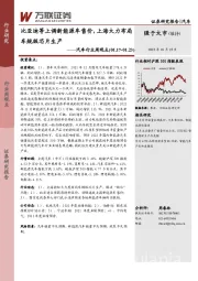 汽车行业周观点：比亚迪等上调新能源车售价，上海大力布局车规级芯片生产